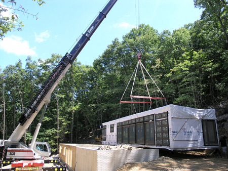 Link to A Prefab Project delivery and set!