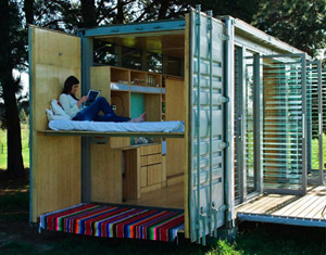 Link to Port-a-bach: shipping container holiday homes from New Zealand