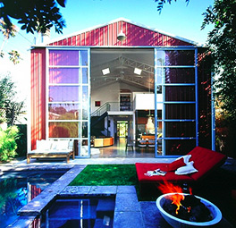 Link to Red Barn Prefab brings metal barns to the city