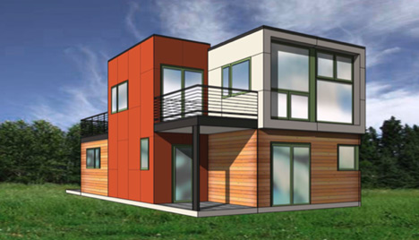 Link to West Coast Green container Showhouse from SG Blocks
